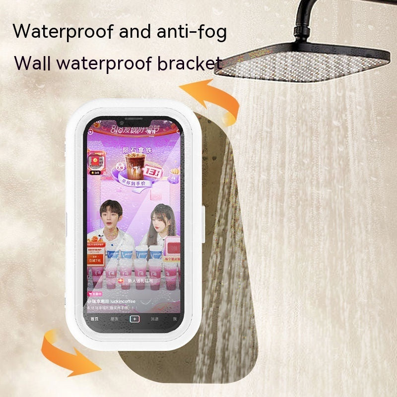 Waterproof Rotatable Bathroom Mobile Phone Box