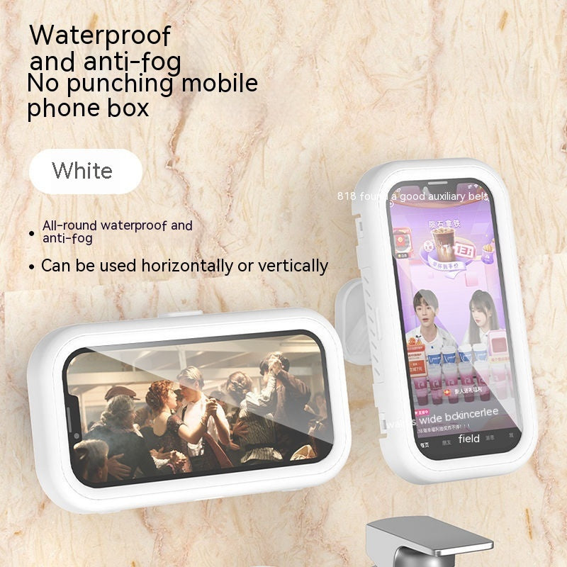 Waterproof Rotatable Bathroom Mobile Phone Box