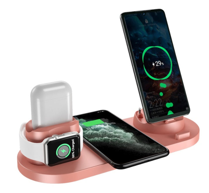 6 In 1 Wireless Charging Dock Station