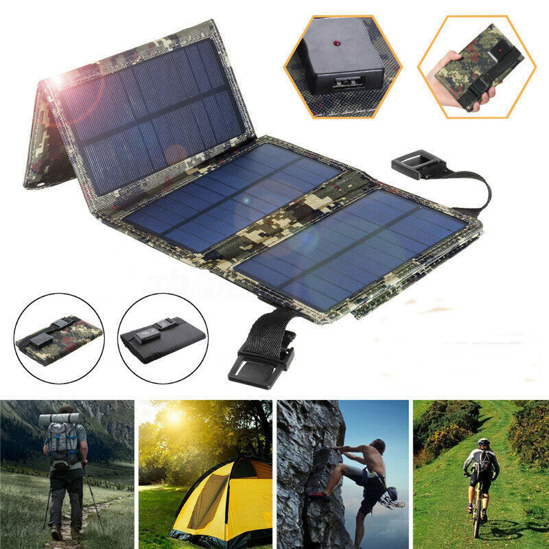 USB Portable Foldable Solar Battery Panel