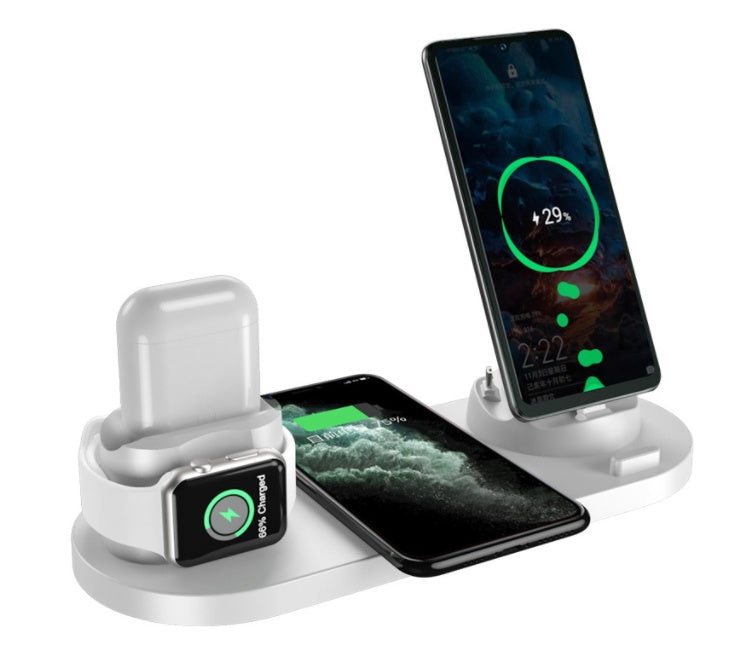 6 In 1 Wireless Charging Dock Station