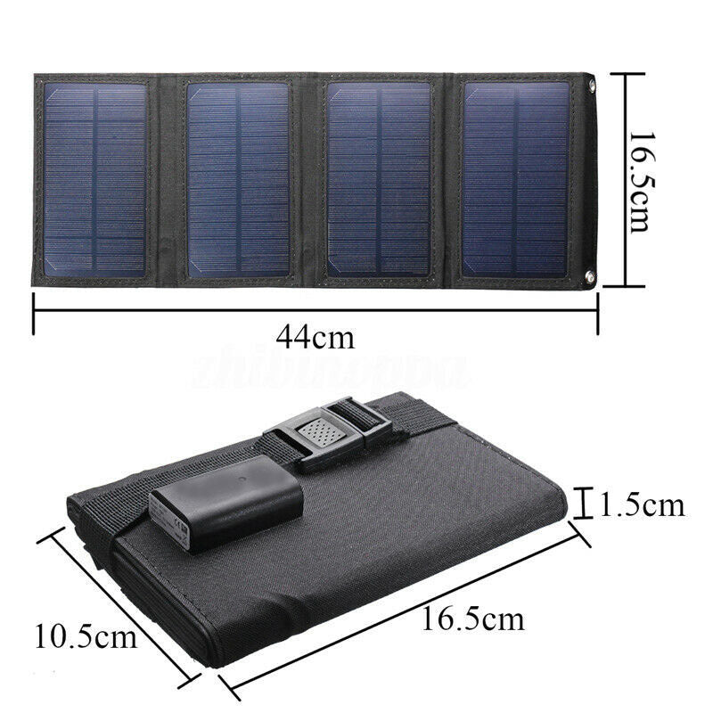 USB Portable Foldable Solar Battery Panel