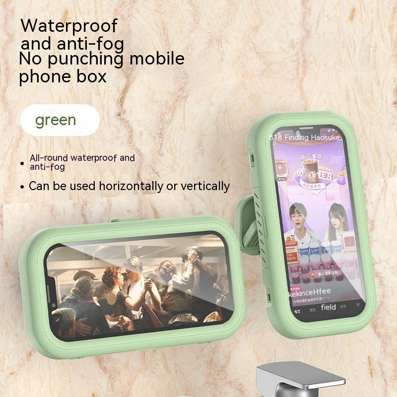 Waterproof Rotatable Bathroom Mobile Phone Box