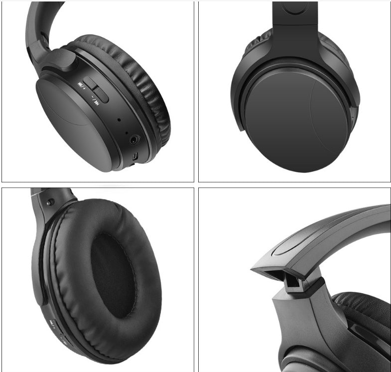 Wireless Noise Cancelling Folding Headset